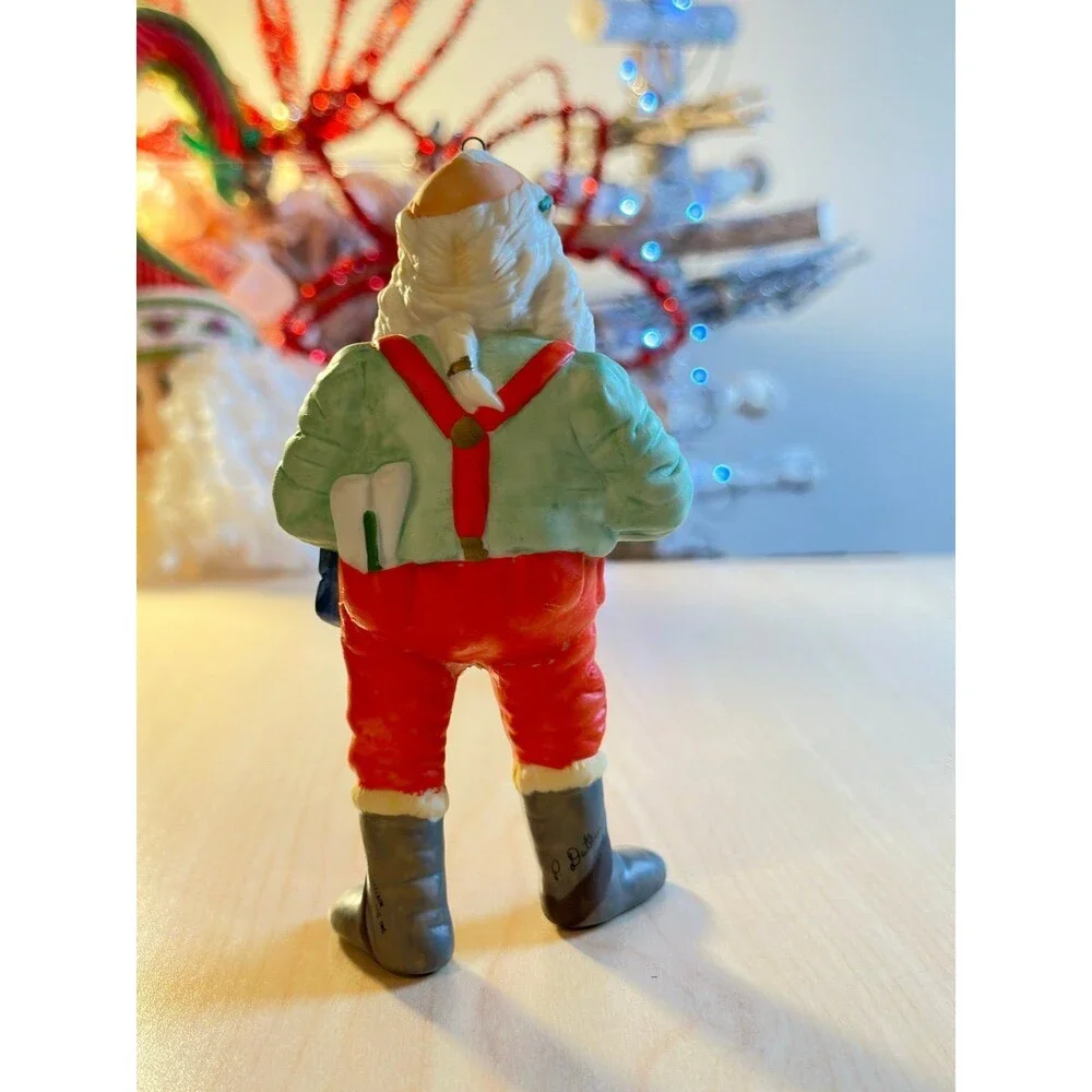Hallmark On The‎ Right Track Santa Vintage Collectible